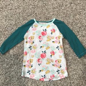 Girls raglan shirt